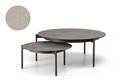 Taormina Loungetisch Set Aluminium Ø 60/90 cm